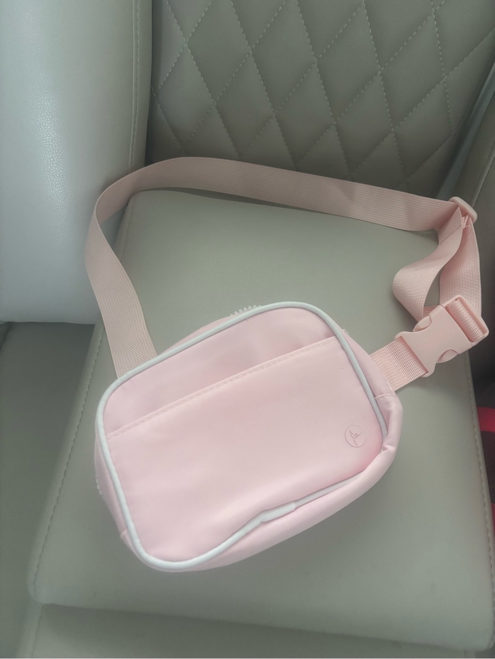 Soft Pink Crossbody Bag for Women - Minimalist Everyday Style